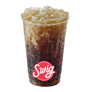 Swig Life's a Peach dirty soda drink