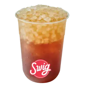 Dasher sweet tea soda drink swig