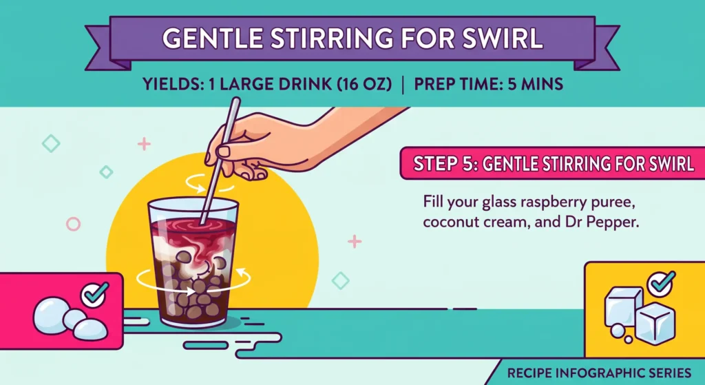 Stir once or twice